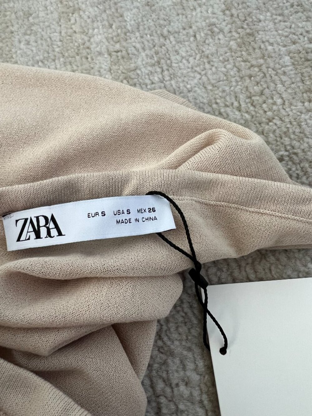 NWT Zara Boho Cotton Tiered Knit Pull On Maxi Skirt S - Picture 2 of 10